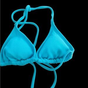 Salt+Cove Blue Bikini swim top. S NWT